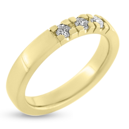 Billede af Alliancering 3* 0,09 w/si. 8 kt. 333 (br. 3,5-tk. 2,3 mm.)