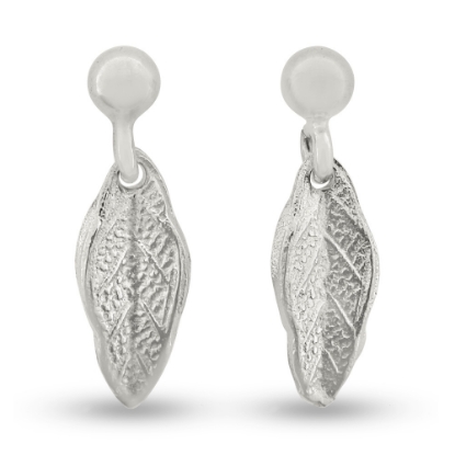 Billede af Øreringe "Dancing Leaves" 925s sølv