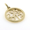 Billede af Vedhæng med monogram 14 kt. 