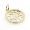 Billede af Vedhæng med monogram 14 kt. 