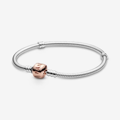 Billede af *Pandora armbånd sølv m/rose lås 17 cm