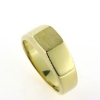 Billede af Herrering massiv, plade 7,5*7,5 mm. 8 kt. facon 13,9 gr. (prisen er excl. guld)