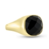 Billede af Ring sort spinel sten 11*11mm. 14 kt. 