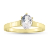 Billede af Ring "Glory" m. oval sten i guld