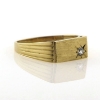 Billede af Herrering m. syn. sten 2½ mm. 14 kt.