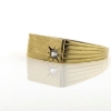 Billede af Herrering m. syn. sten 2½ mm. 14 kt.