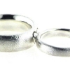 Billede af Ringe sølv, herrering 7,2 mm., damering 3,9 mm. med brill. 0,01 w/vs.