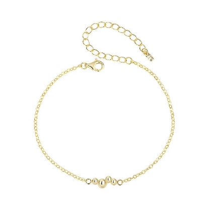 Billede af WiOGA Alejna armbånd forgyldt sølv (15,5-18 cm)