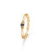 Billede af Mads Z "Poetry XO" ring 14 kt. guld m. safir (str. 52)