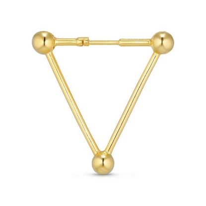 Billede af *Jane Kønig Bahamas ørering sølv forgyldt (1stk)