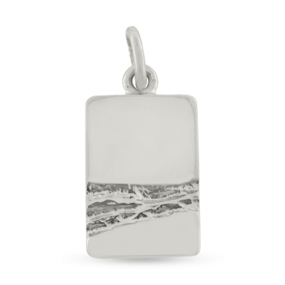 Billede af Vedhæng massivt, 14*20 mm. tk. 2,0 mm. 925s.