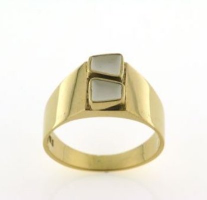 Billede af Tand ring 14 kt. fac. 4,3 gr