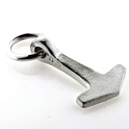 Billede af Vedhæng thorshammer stor 925 s. med øsken (hj. incl. øsken 37 mm.)