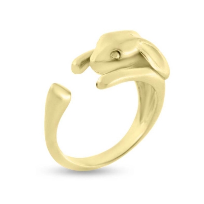 Billede af Ring "Rabbit" 14 karat guld 