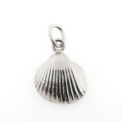 Billede af Vedhæng musling 14 mm. 14 kt. hvg.