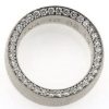 Billede af Ring med 64 brill. a 0,01 w/vs. på 2 sider, br. 6 mm. 14 kt. hvg.