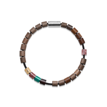 Billede af Mads Ziegler Black Sun Superbanks armbånd sølv