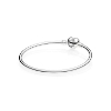 Billede af Pandora armring sølv med hjerte logo lås 17 cm