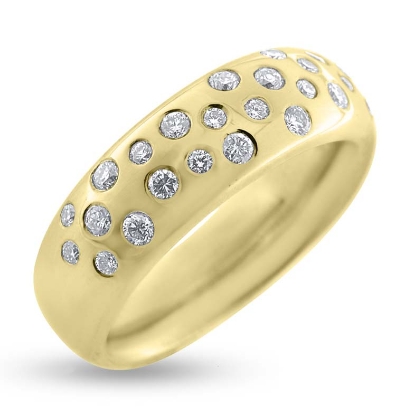 Billede af Ring fattet med 37 brillanter 14 kt.