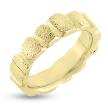 Billede af Ring med felter u/sten 8 kt. (gigtring)
