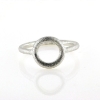 Billede af Ring Circles 11 mm. 925s (overflade sand)