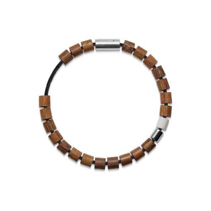 Billede af Mads Z Black Sun Mavericks sølv armbånd