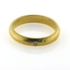 Billede af Ring halvrund profil, brill. 0,02 w/vs. br. 3,5 mm. tk. 1,5 mm. 14 kt. 