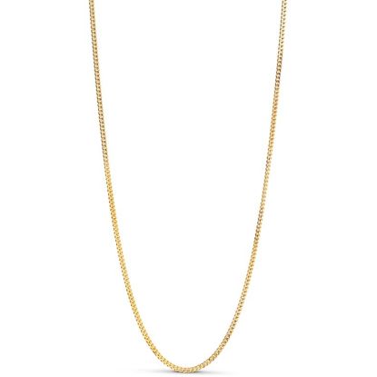 Billede af ENAMEL Copenhagen Curb Chain halskæde 1,75 mm. forgyldt sølv (45 + 7cm)