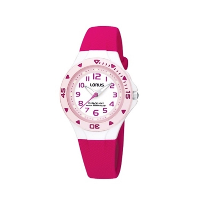Billede af Lorus Kids børneur analog plastik pink 10bar 28mm