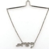 Billede af Slipsekæde med udsavet monogram, 3 bogstaver 925s