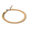 Billede af ENAMEL Copenhagen Caroline armbånd sølv forgyldt (15,5 + 2cm)