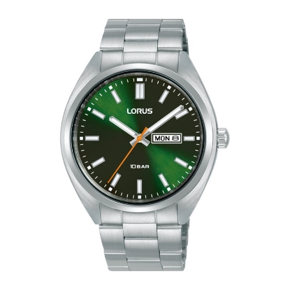 Billede af Lorus Sports herreur stål grøn skive 10bar 41mm