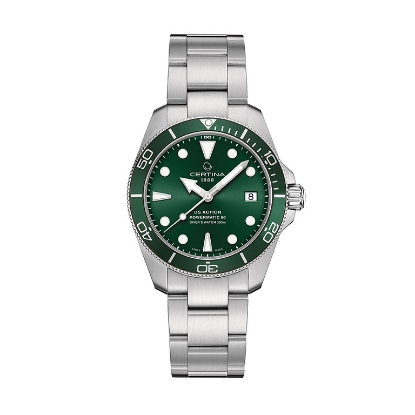 Billede af Certina DS Action Diver Automatisk Grøn 300m safirglas 38mm