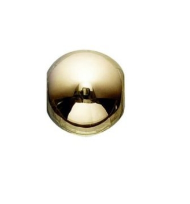 Billede af &Imagine 14kt blank pyntekugle massiv