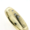 Billede af Ring med 9* 0,01 w/vs. i stjernedrys 14 kt. 