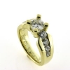 Billede af Ring med brill. 0,20 ct. + 4 brill. 14 kt.