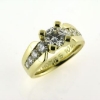 Billede af Ring med brill. 0,20 ct. + 4 brill. 14 kt.