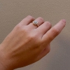 Billede af Mads Z "Carmen" ring 8 kt. guld m. cz (str. 60)