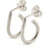 Billede af Øreringe "Perfection" halvcreol 14 karat hvidguld