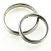 Billede af Viel. & Forlov. ringe Silkemat 925 s.
