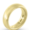 Billede af Ring oval profil, bred. 7,1 mm. tk. 3,3 mm. ( str. -59) 14 kt.