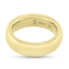 Billede af Ring oval profil, bred. 7,1 mm. tk. 3,3 mm. ( str. -59) 8 kt.
