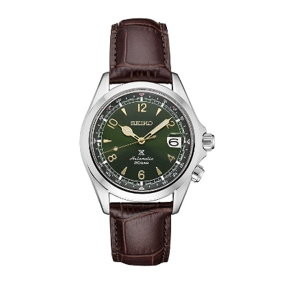 Billede af Seiko Prospex "The Alpinist" automatic 200 meter safirglas grøn skive og med læderrem