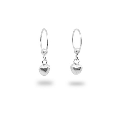 Billede af Classic by Pind creol sølv m hjerte 