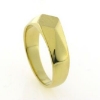 Billede af Herrering massiv, plade 6*6 mm., båndring 8 kt. facon 9,3 gr. (prisen er excl. guld)