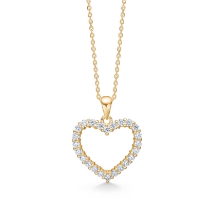 Billede af Mads Z "Rhianna" vedhæng 8 kt. guld m. cz (eksl. kæde)