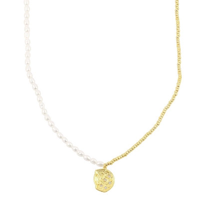 Billede af Hultquist Ella Halskæde sølv forgyldt