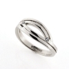 Billede af Ring med 2 brill. a 0,03 w/vs. 14 kt. hvg.