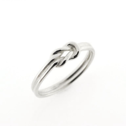 Billede af Ring, råbåndsknob 925s 