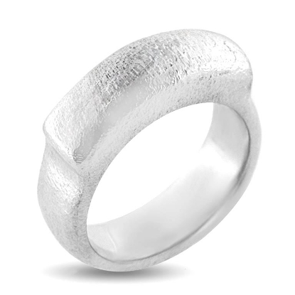 Billede af Ring "Heavy King" 14 karat hvidguld